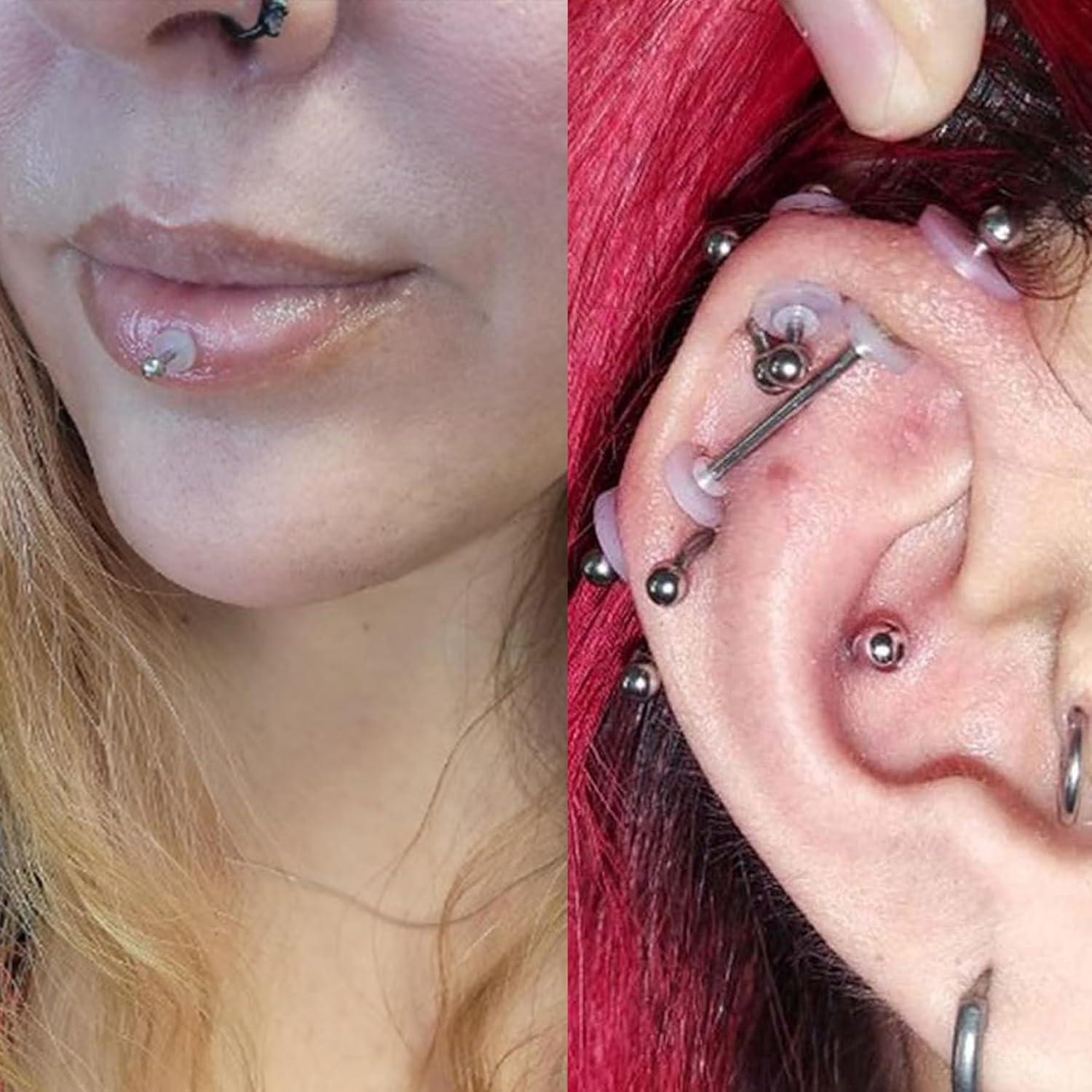 Discos Transparentes no Pull MODRSA 16g 7mm para Perforación