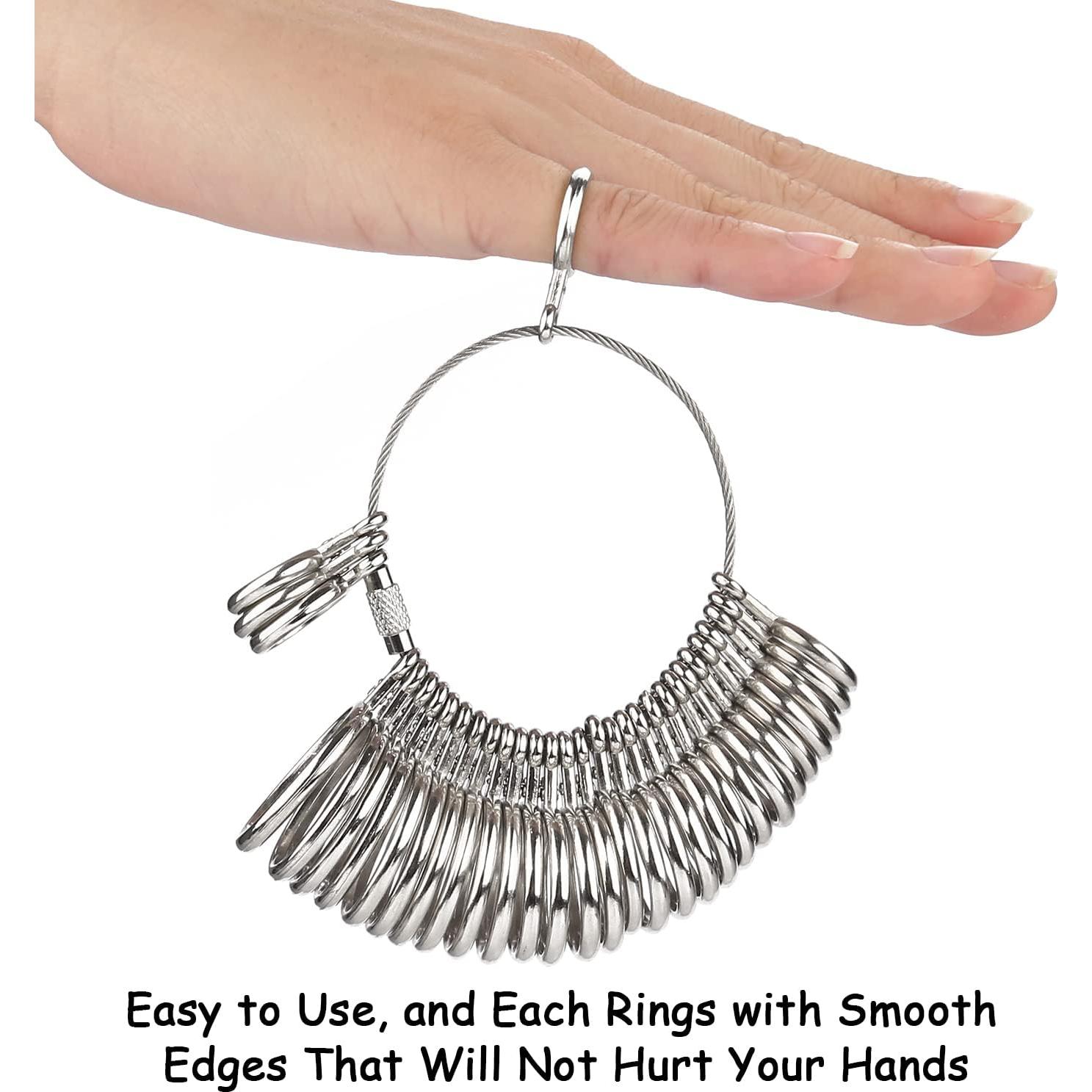 Kit de Medición de Anillos Accmor con Mandril y Calibrador