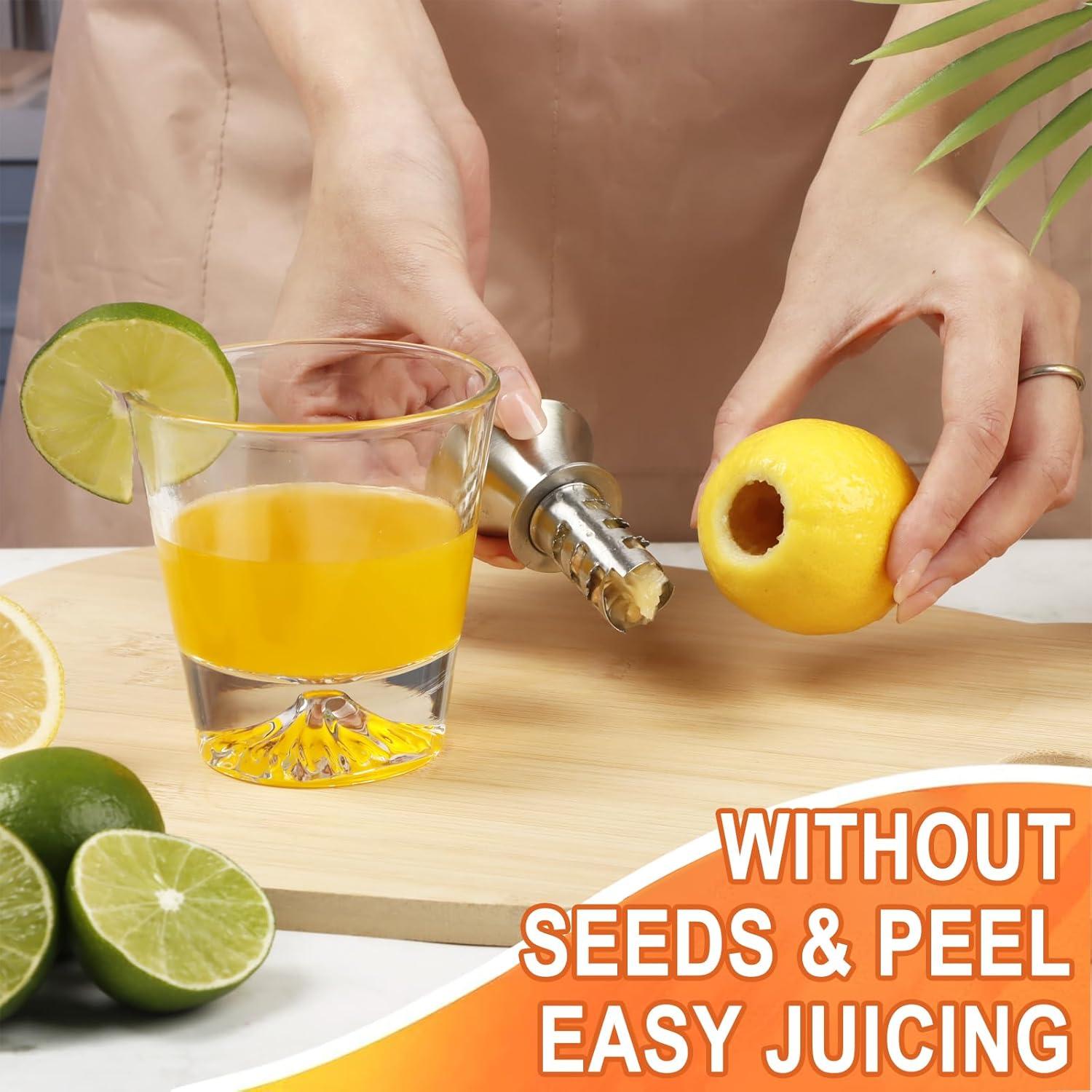 Exprimidor Manual de Limón KAYCROWN Acero Inoxidable 18/8