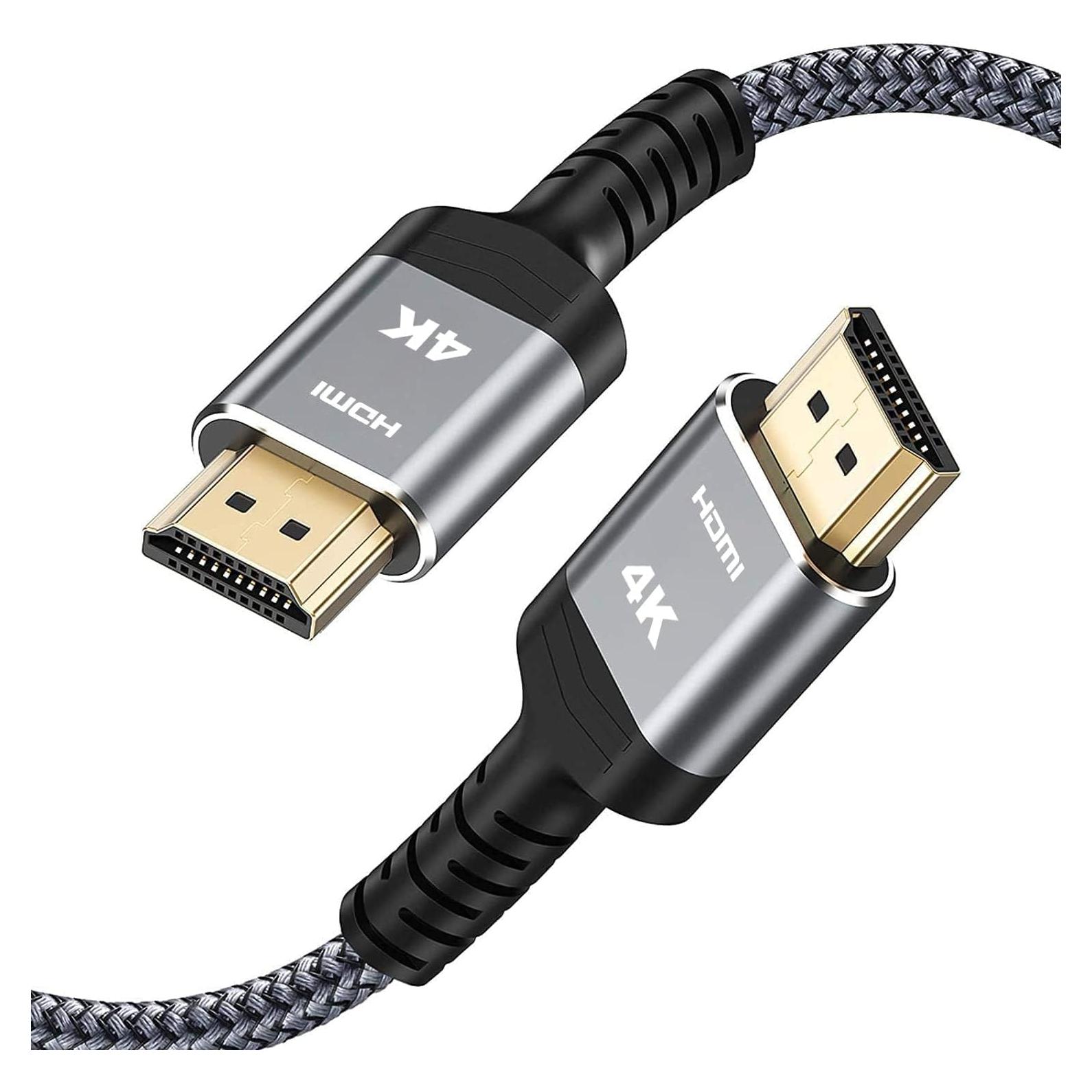 Cable HDMI 4K Highwings 0.32m Alta Velocidad Gris