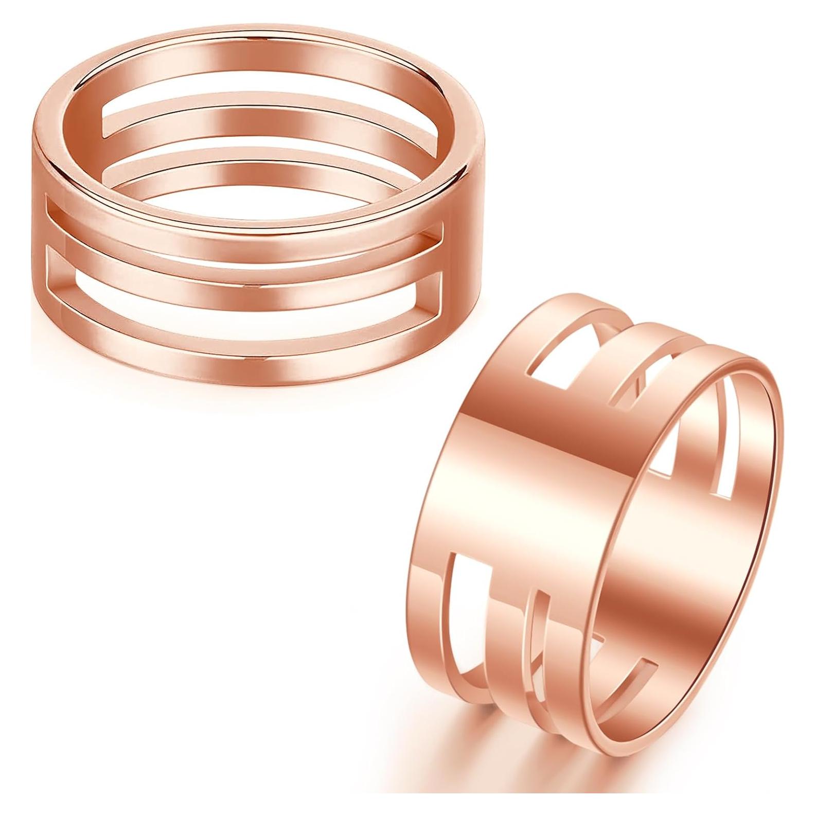 Hicarer 2 Piezas Abridores de Anillos de Salto Acero Inoxidable