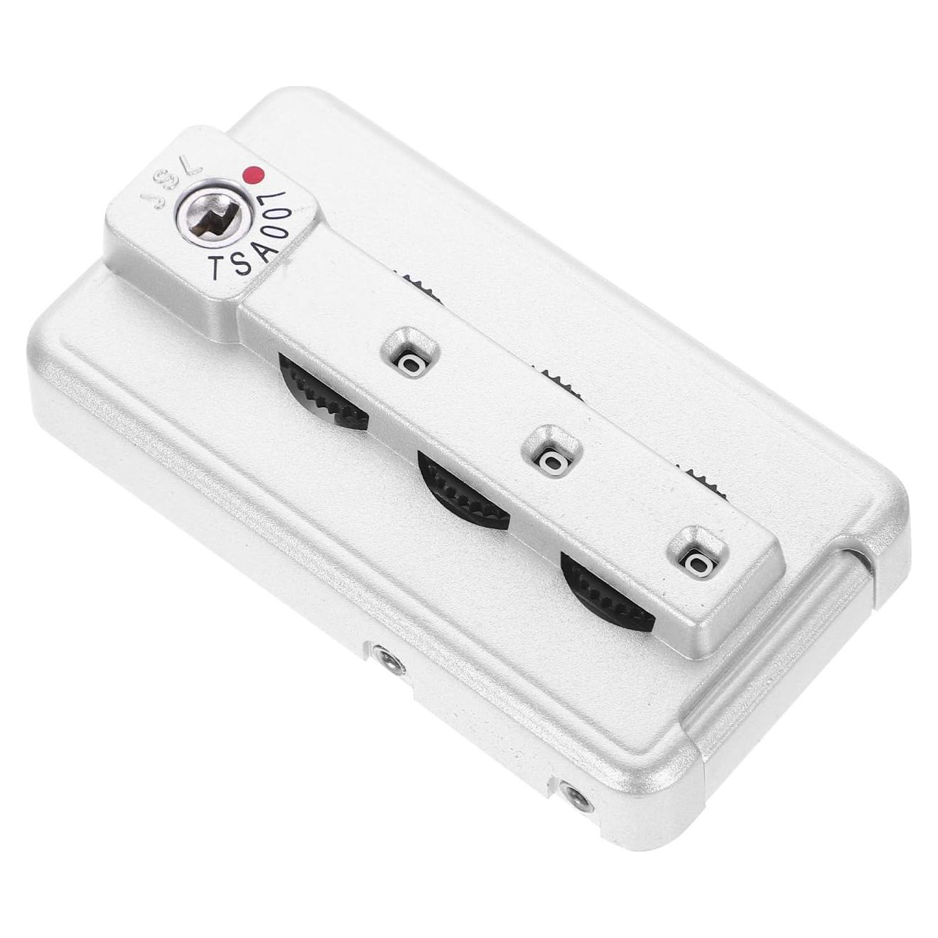 Candado de Equipaje Hemoton QSQ1554YT012WI 3 Dígitos Plata