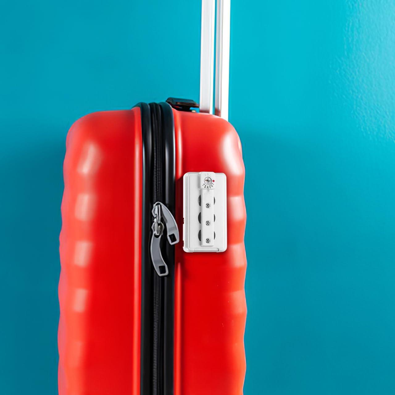 Candado de Equipaje Hemoton QSQ1554YT012WI 3 Dígitos Plata