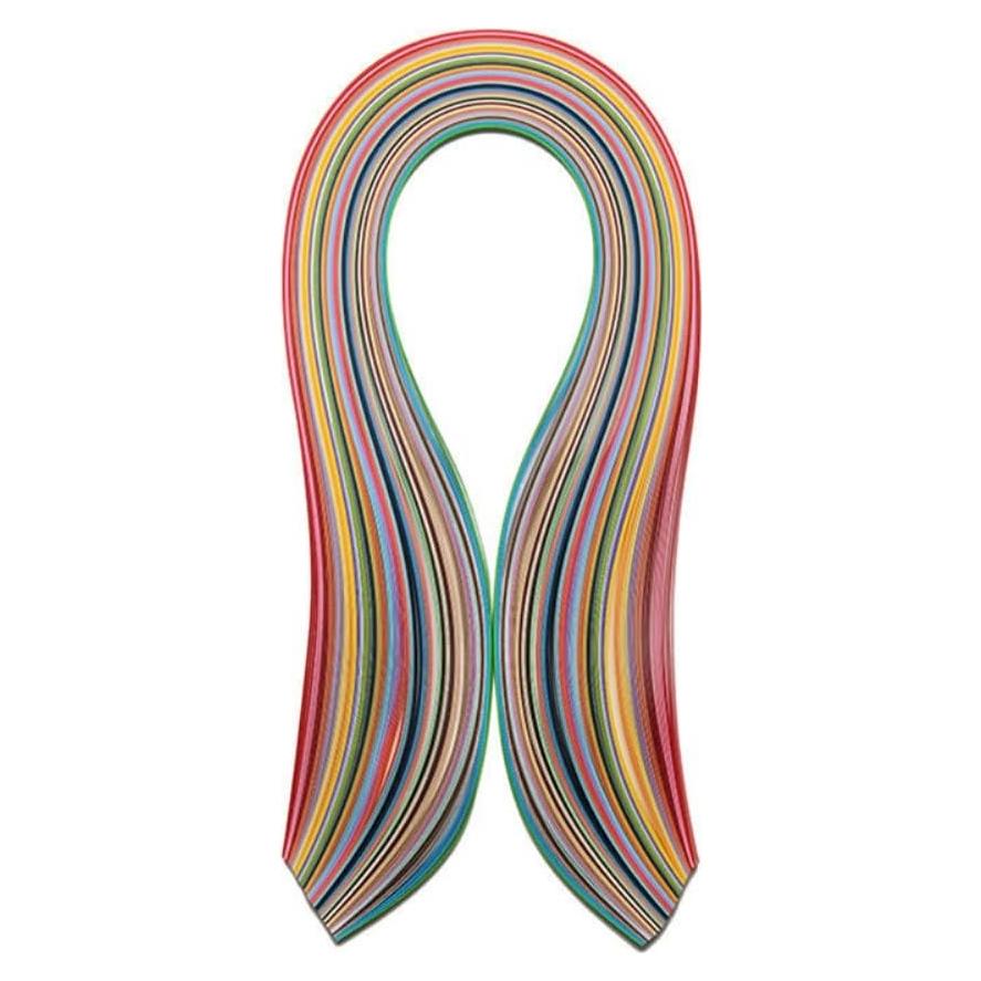 Tiras de Papel Quilling Gradiente ODETOJOY 5mm 180pcs 53cm