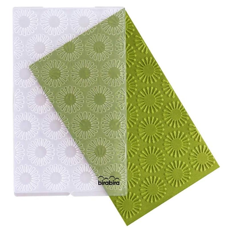 Carpeta de Embossing Bira Craft 12.7 x 17.8 cm Flores