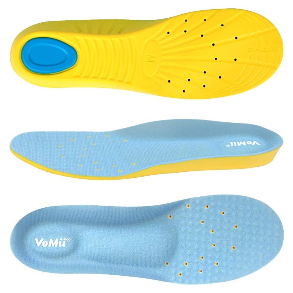 Plantillas ortopédicas VoMii espuma viscoelástica S Azul