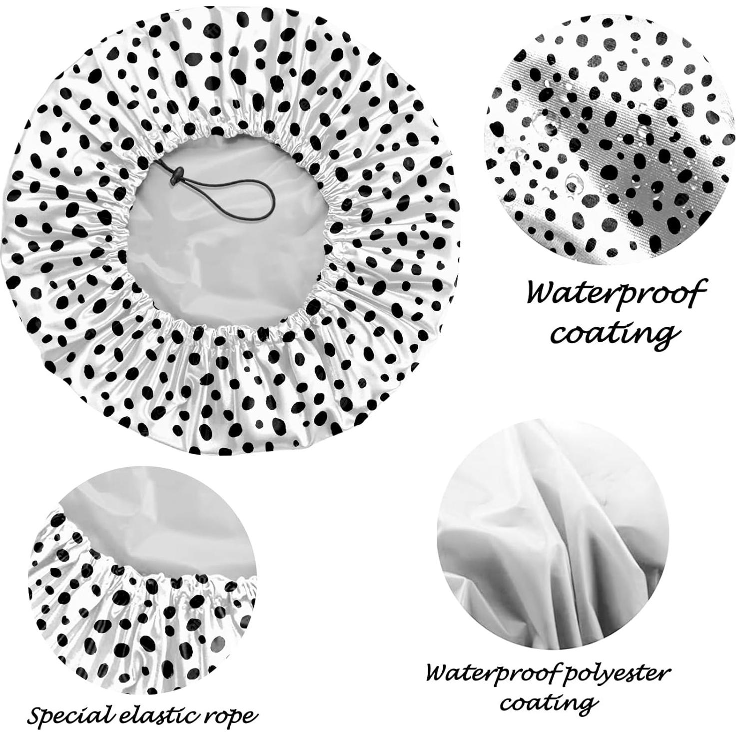 Gorro de Ducha Reutilizable Deokke Doble Capa Impermeable