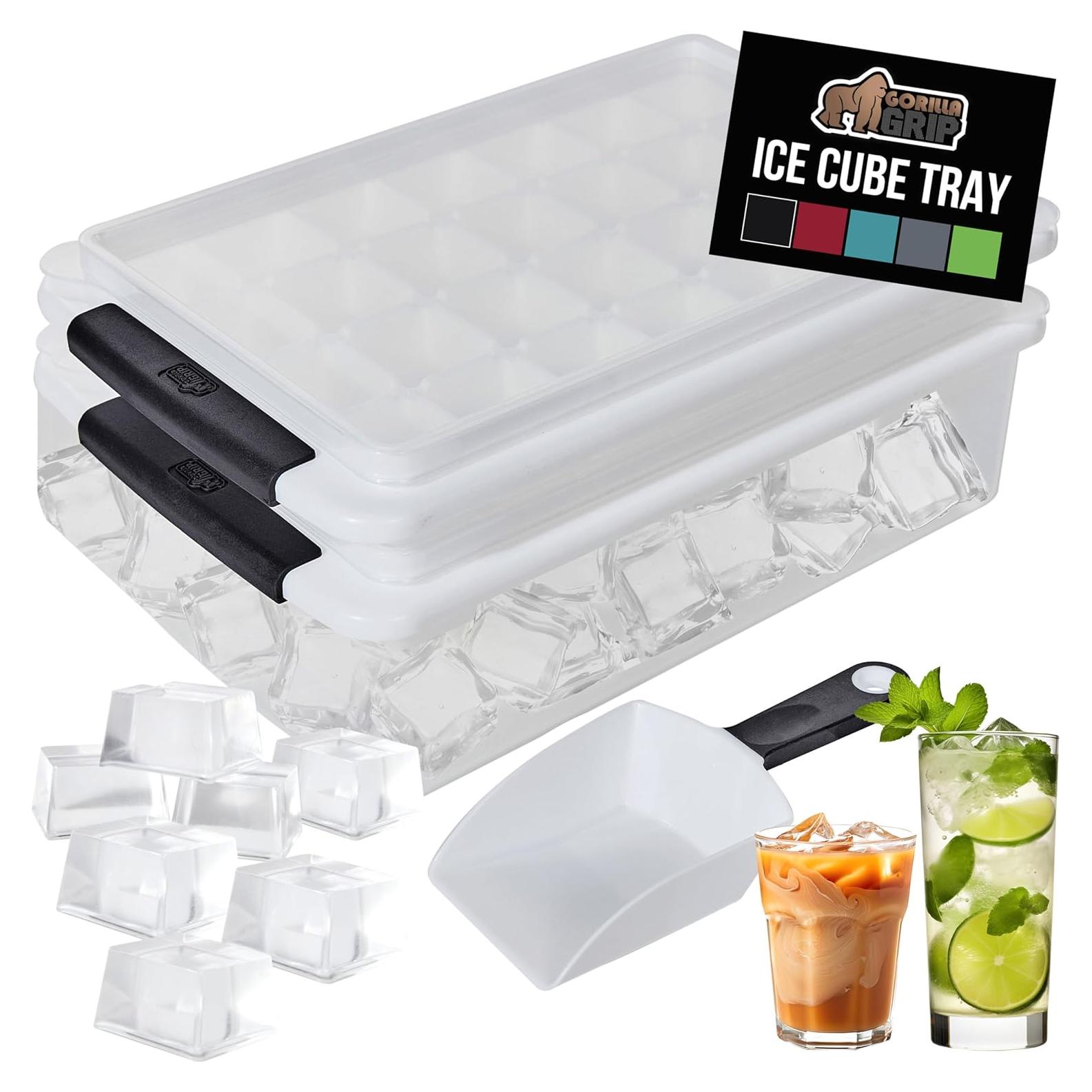 Juego de Bandejas de Hielo GORILLA GRIP 6 Piezas Apilables