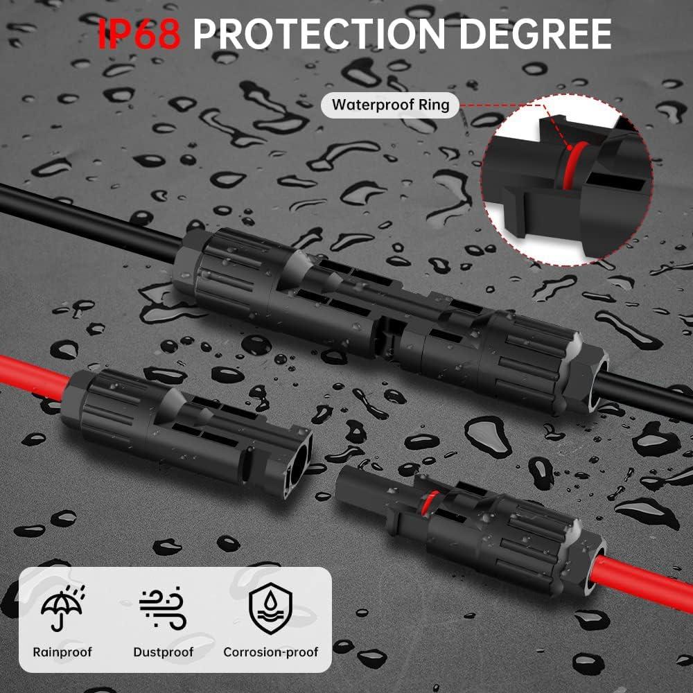 Cable de Extensión Solar ELECTOP 3m 10AWG con Conectores