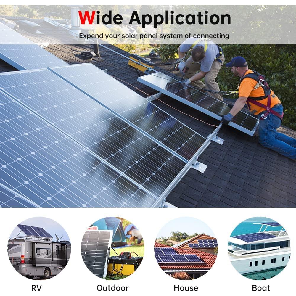 Cable de Extensión Solar ELECTOP 3m 10AWG con Conectores