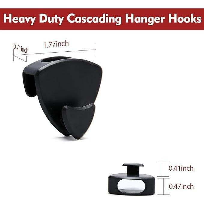 Ganchos Extensores para Perchas YIBENBEN - Ahorra Espacio - 25 Unidades