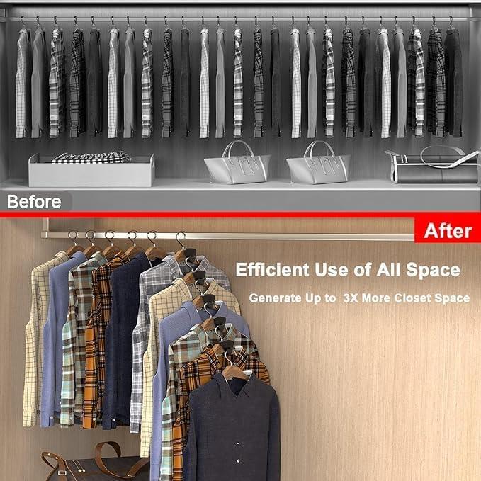 Ganchos Extensores para Perchas YIBENBEN - Ahorra Espacio - 25 Unidades