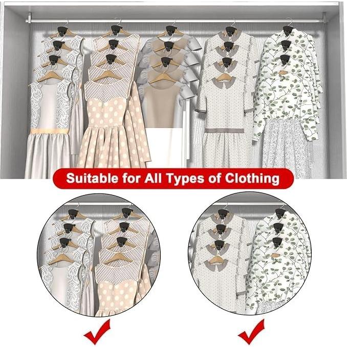 Ganchos Extensores para Perchas YIBENBEN - Ahorra Espacio - 25 Unidades