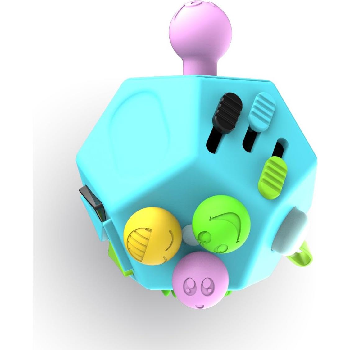 Cubo Dodecágono Antiestrés HLD 12 Lados Alivio Ansiedad