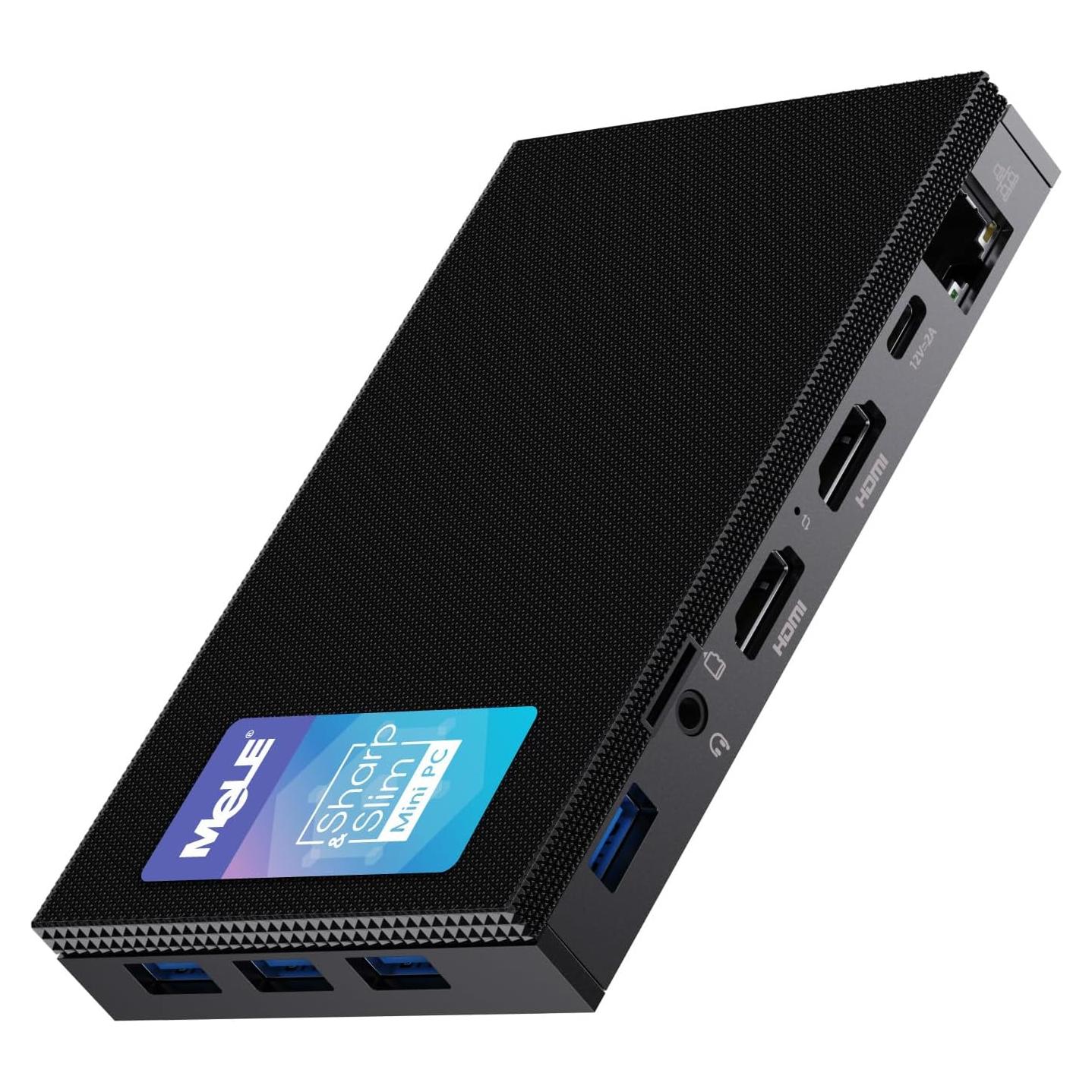 MeLE Quieter3Q Mini PC 16GB RAM 512GB SSD Sin Ventilador