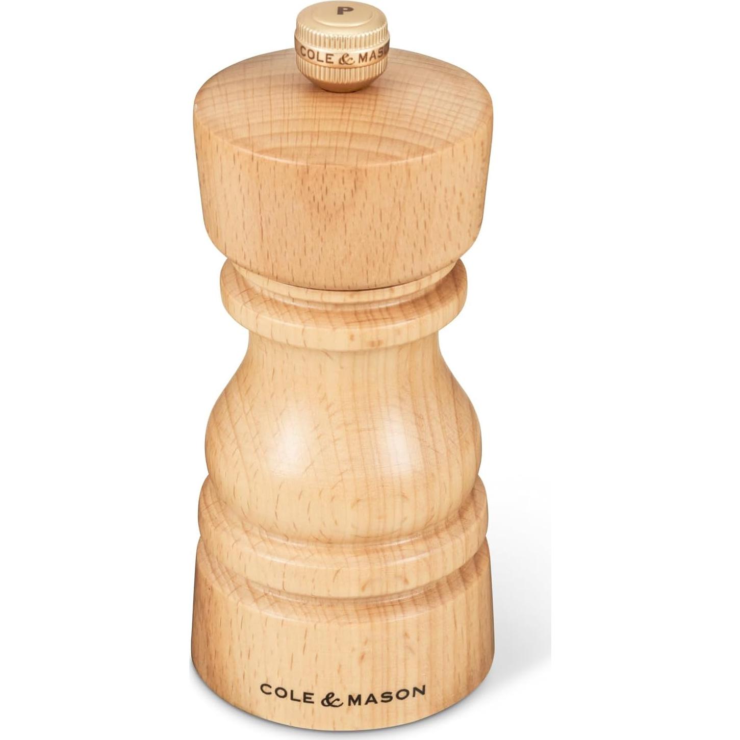 Molino de Especias Cole & Mason Haya Natural 12.7 cm Ajustable