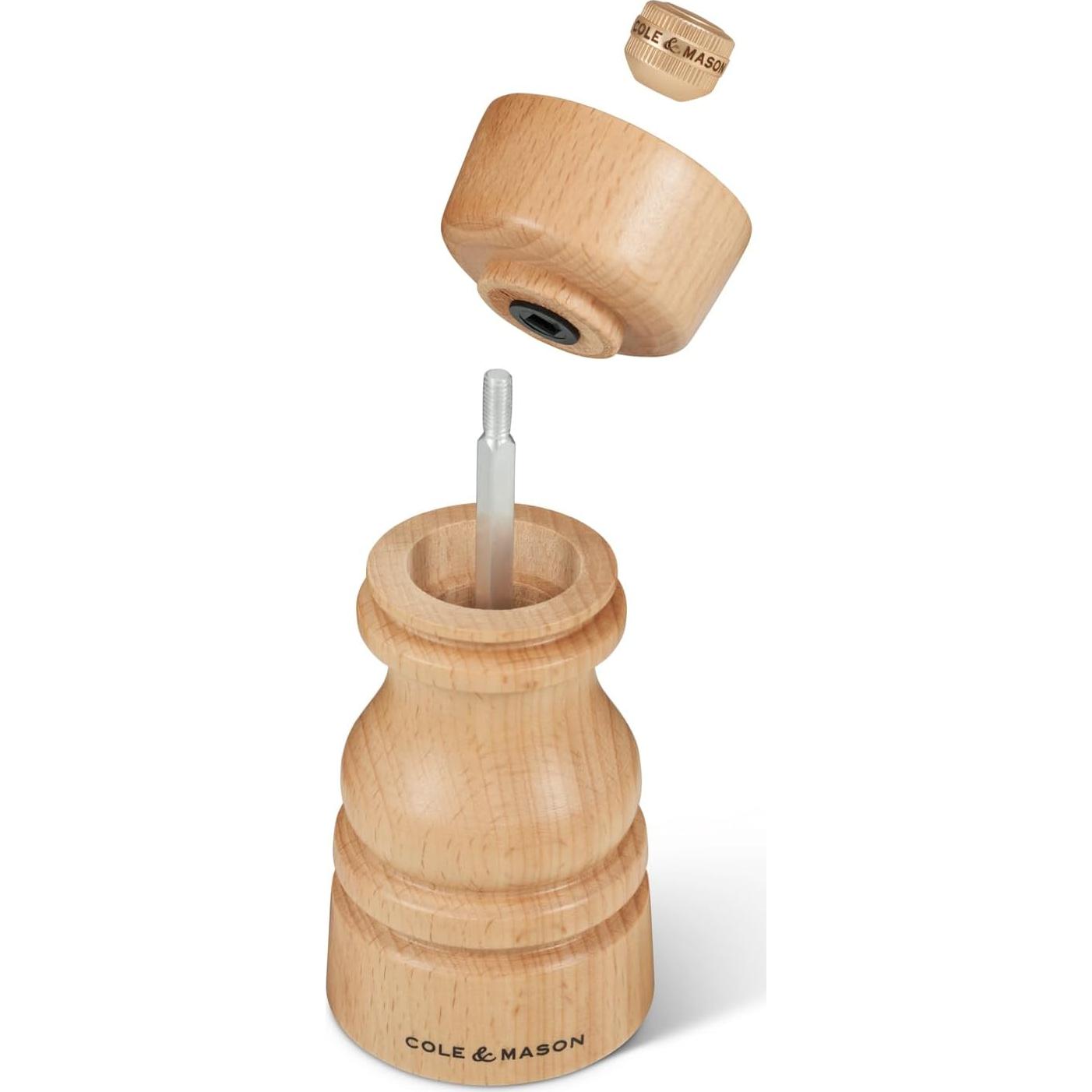 Molino de Especias Cole & Mason Haya Natural 12.7 cm Ajustable