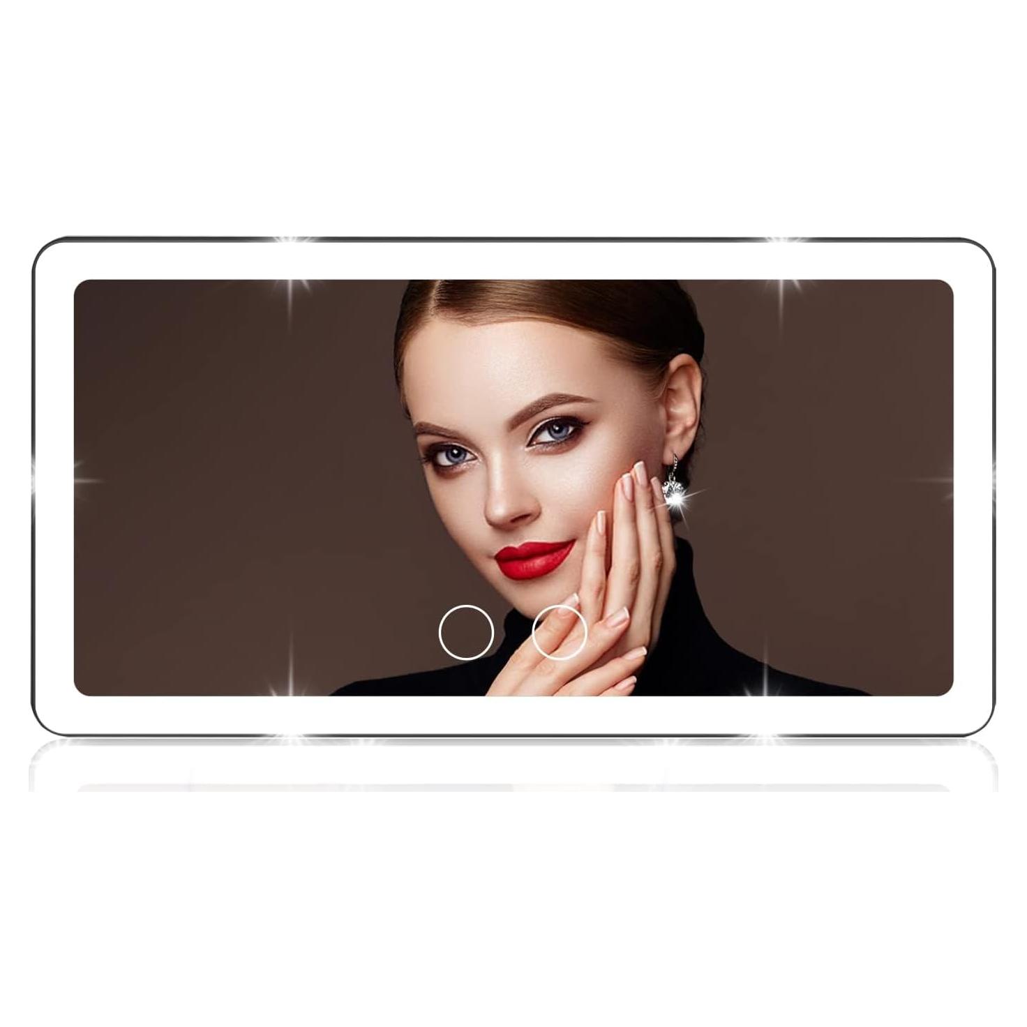 Espejo de Vanidad LED Vanmirr VM08 con Luz Regulable y Carga USB