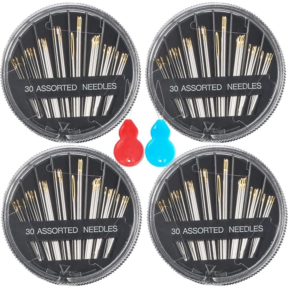 Kit de Agujas de Coser Eketirry 30 Piezas Acero Inoxidable