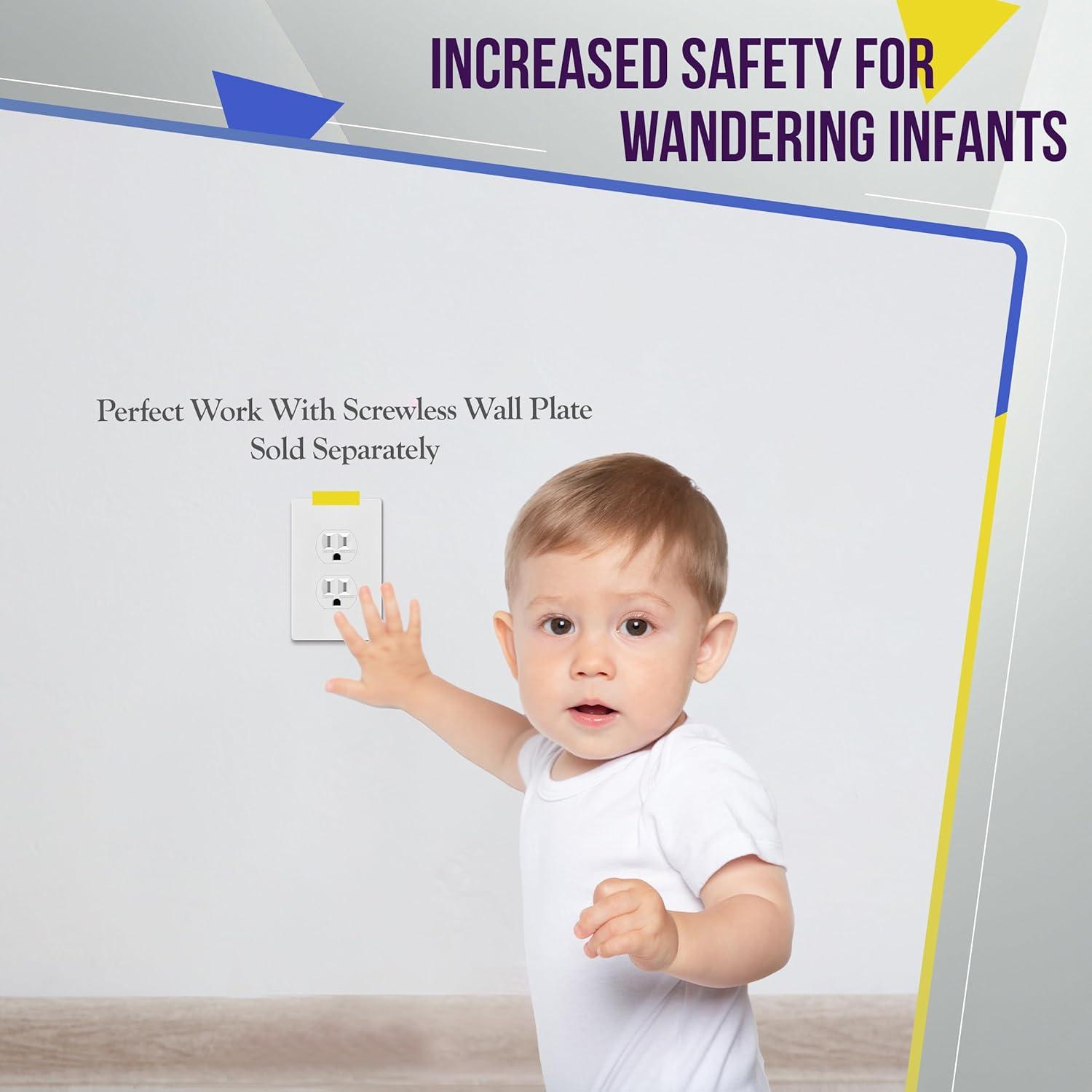 Toma de Corriente Doble Enerlites 15A 125V Blanca - Paquete de 10