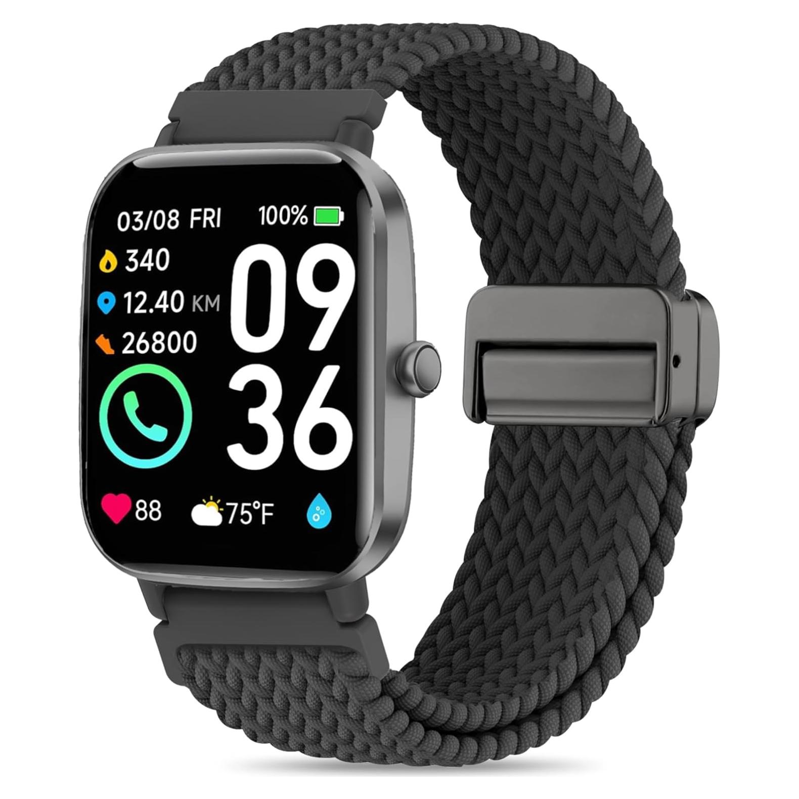 Correa de Nylon Trenzada para Reloj Inteligente Woneligo y TOOBUR