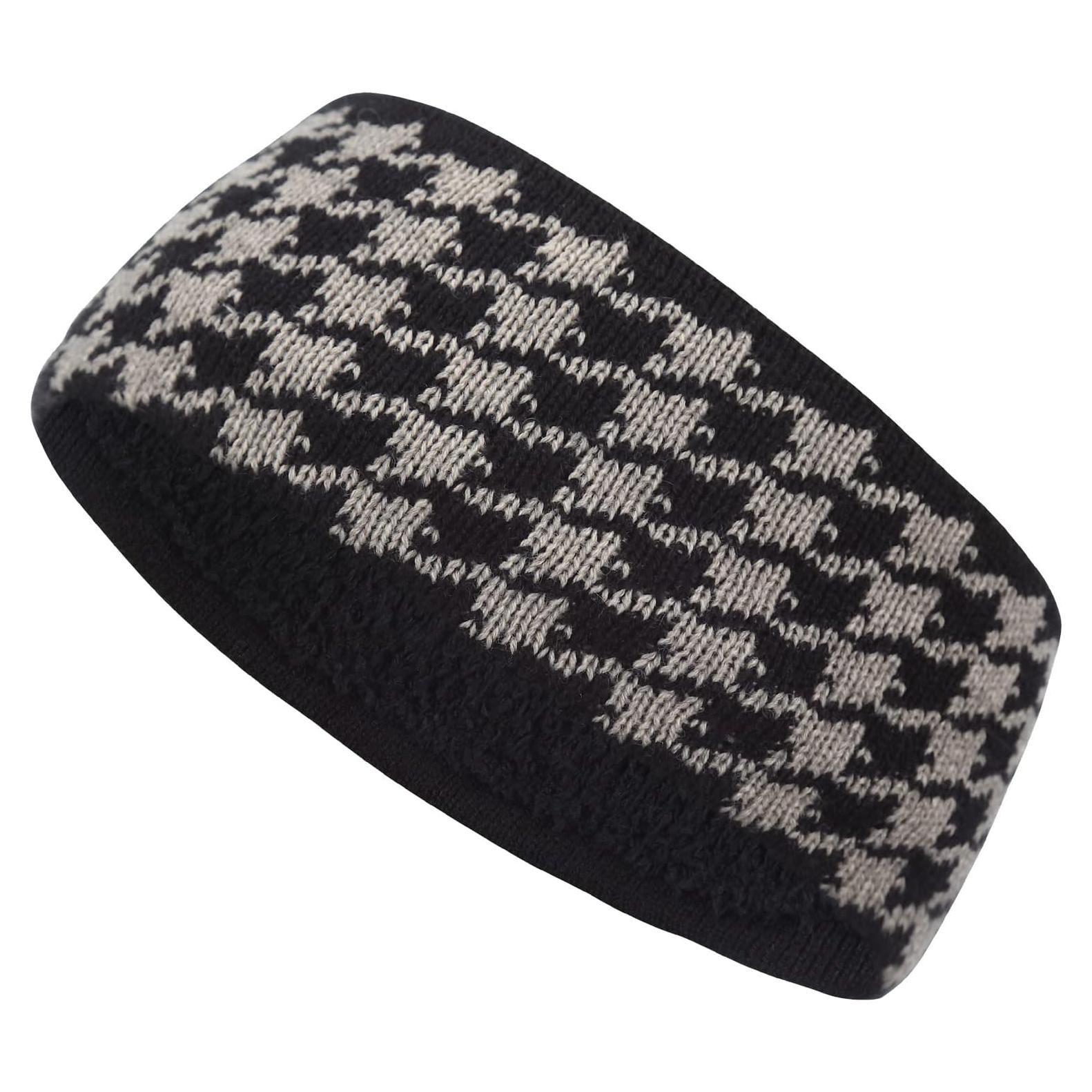 Banda para la Cabeza de Mujer BYOS Houndstooth Forro Polar