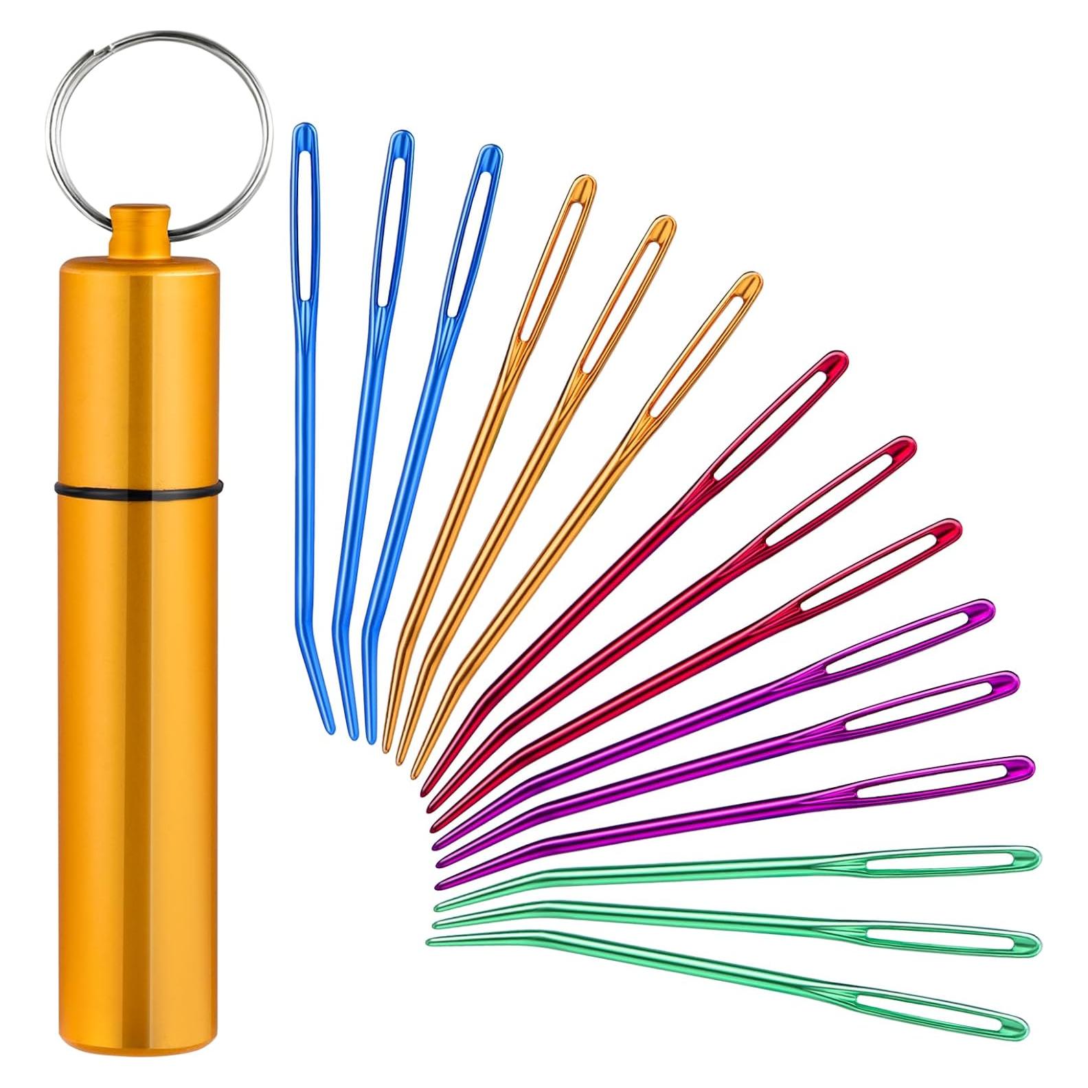 Juego de 15 Agujas de Remendar UzecPk de Aluminio 6.99 cm