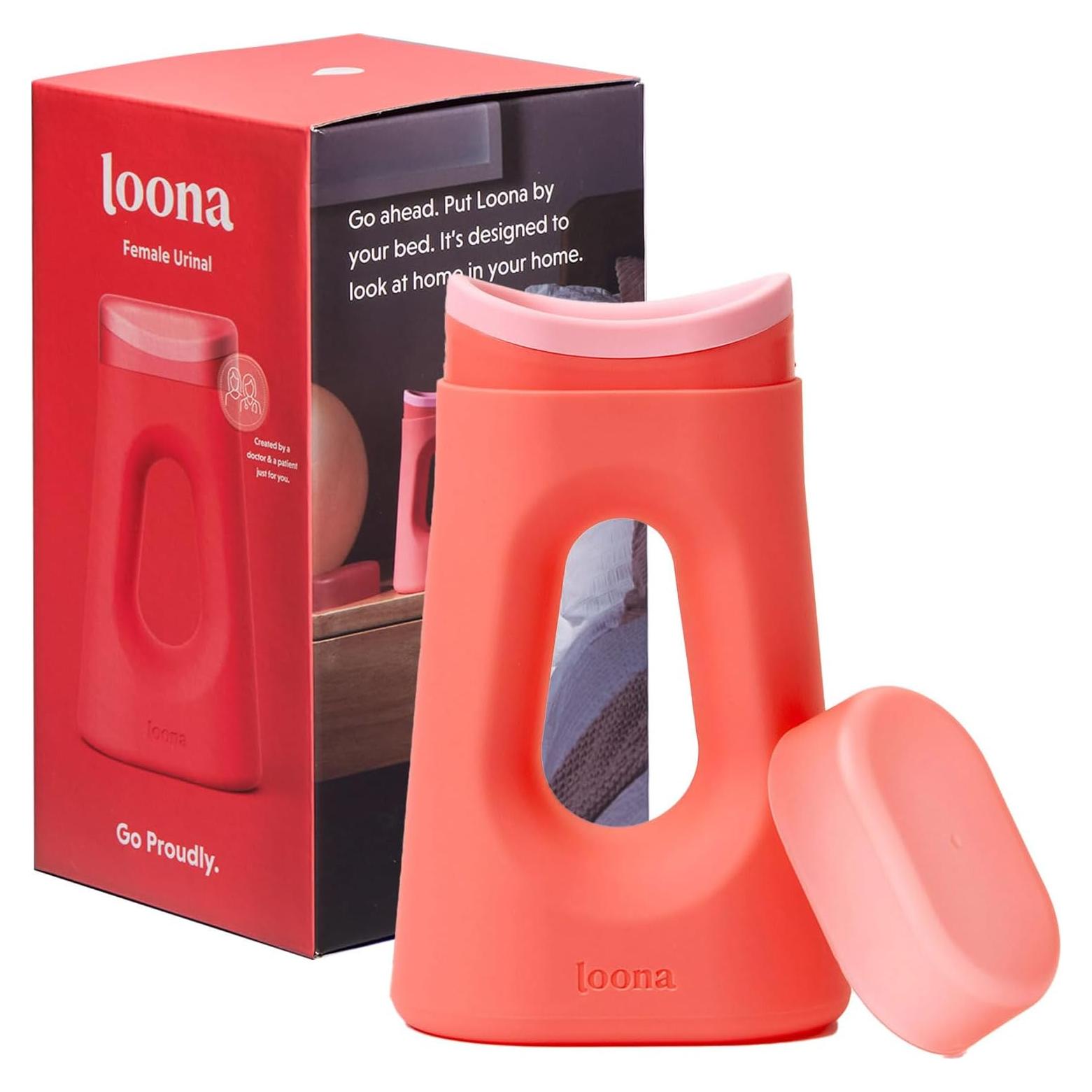 Orinal Femenino Loona Premium - Diseño Silencioso Coral Sueño