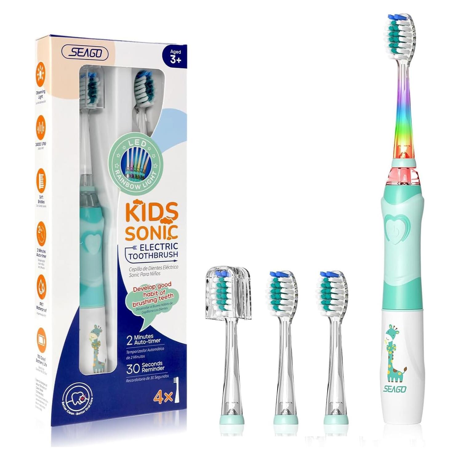 Cepillo de dientes eléctrico Seago para niños 24,000 vibraciones