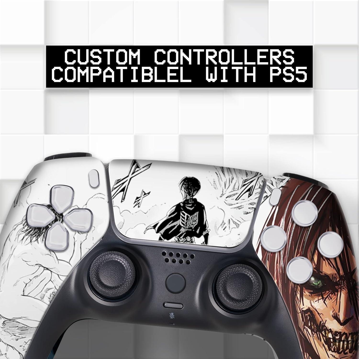Controlador PS5 Inalámbrico Modificado BCB Attack on Titan