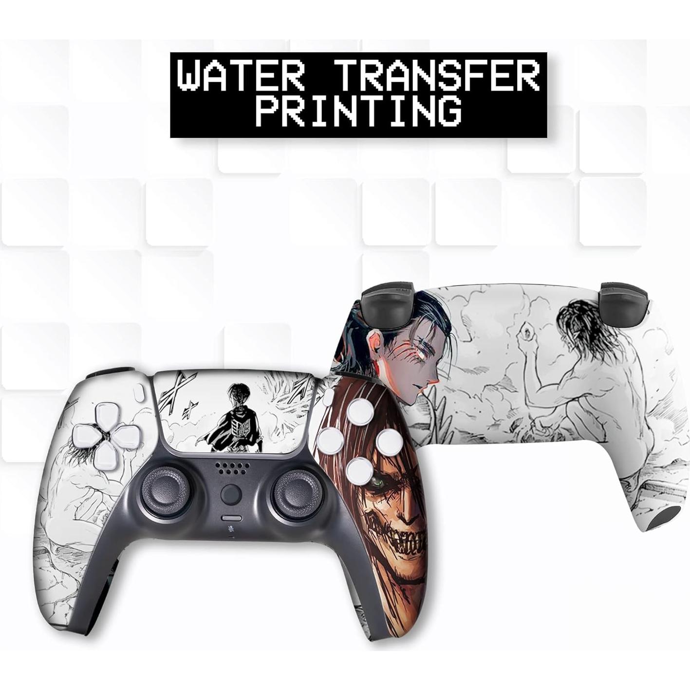 Controlador PS5 Inalámbrico Modificado BCB Attack on Titan
