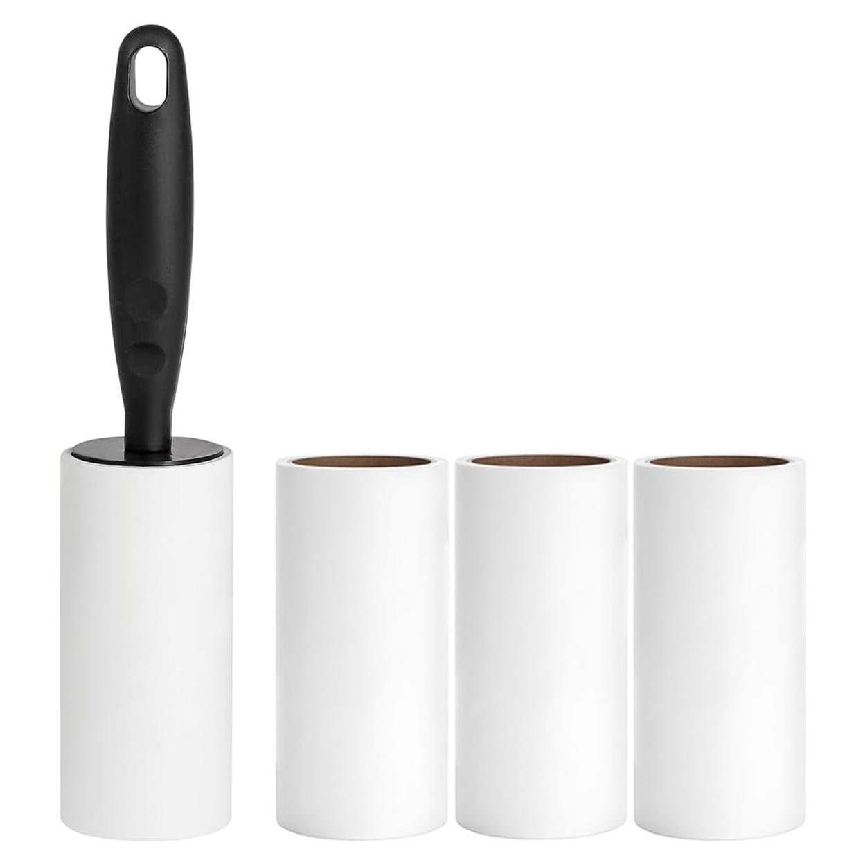 Rodillo de Pelusa MINGRACE con 4 Rollos Extra Pegajosos