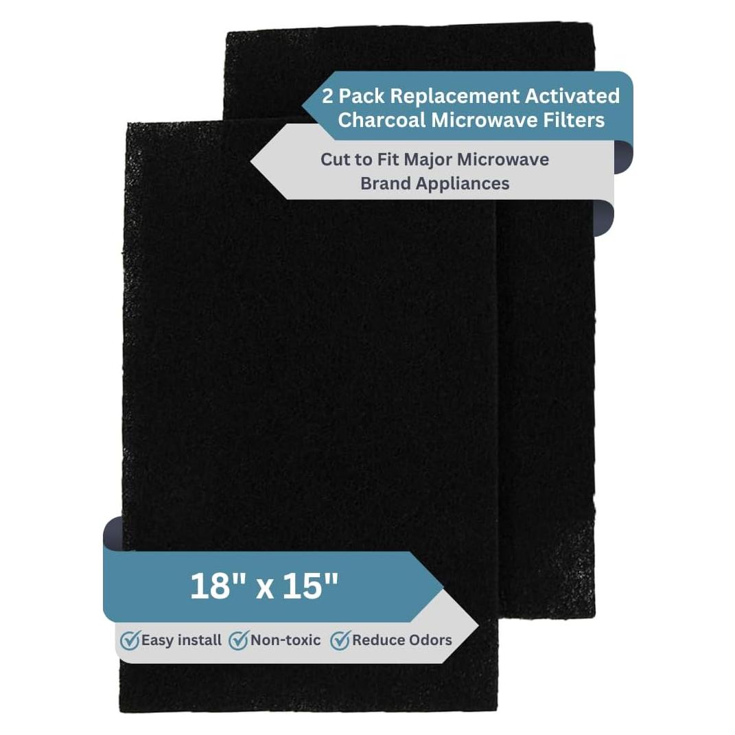 Filtro de Aire de Carbón Activado Fresh Headquarters - 2 Piezas - 45.72 cm x 38.1 cm