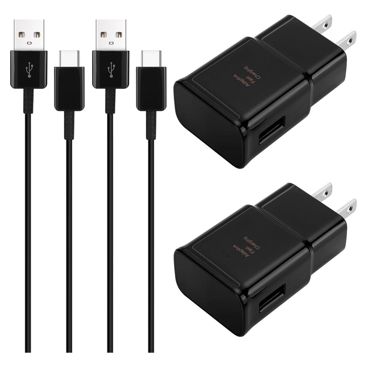 Cargador Rápido Samsung Tipo C 2.01m Negro - US2018