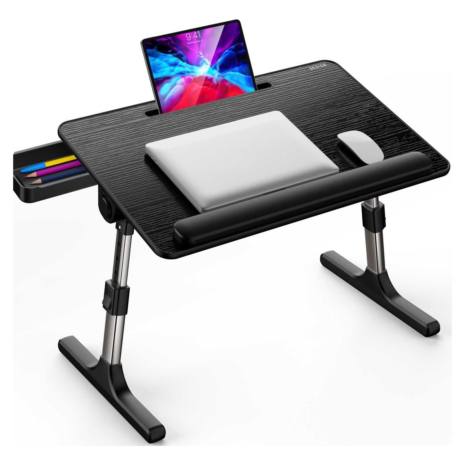 Mesa de Laptop Ajustable BESIGN LT07 Extra Grande Negra