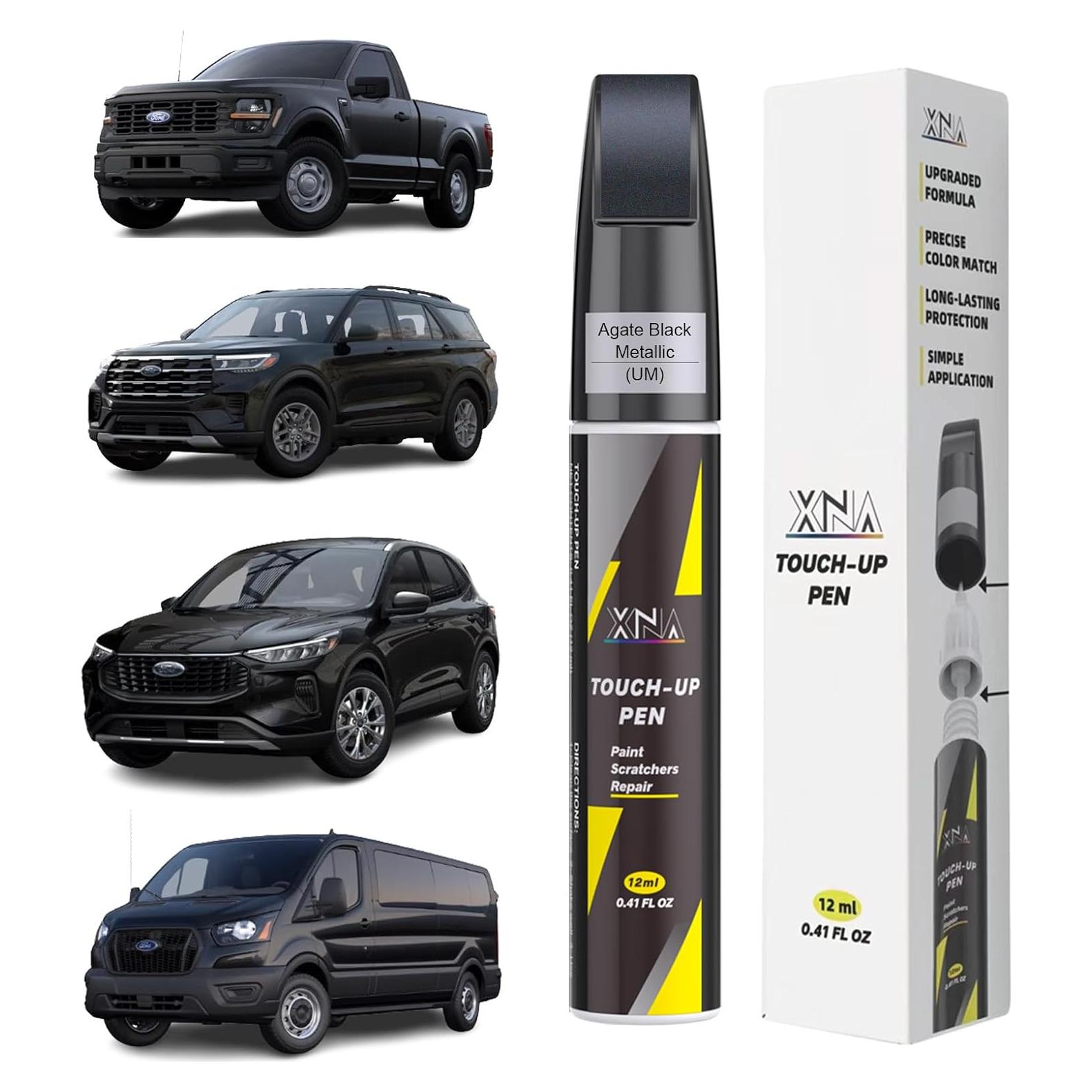 Pintura de Retoque XNA Agate Black Metallic para Ford 12ml