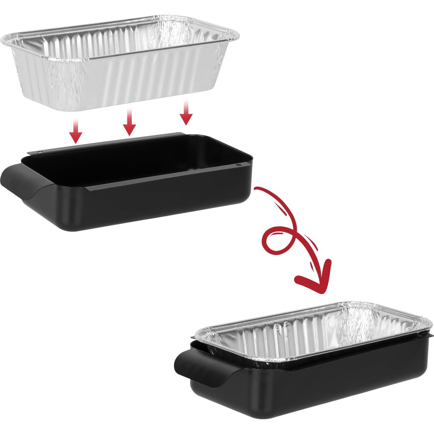 Forros de bandeja de goteo de aluminio GLOWYE para Charbroil