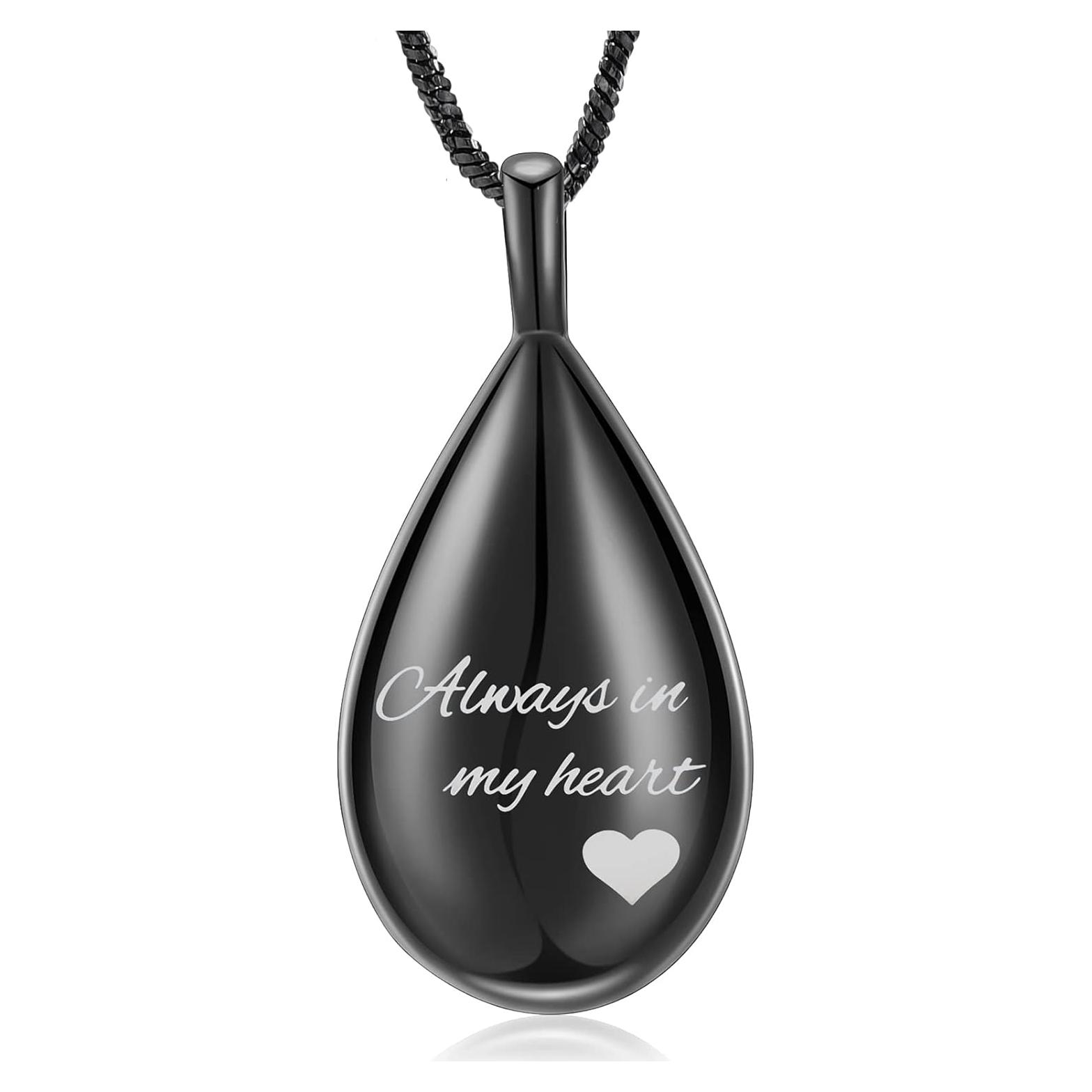 Collar de Urna en Forma de Gota Yinplsmemory para Cenizas