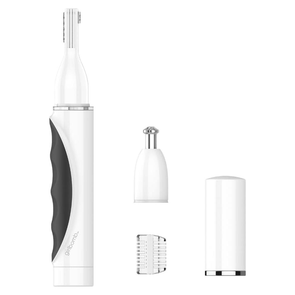 Recortador GIRLBOMB 3 en 1 para Mujeres - Nariz, Cara y Cejas