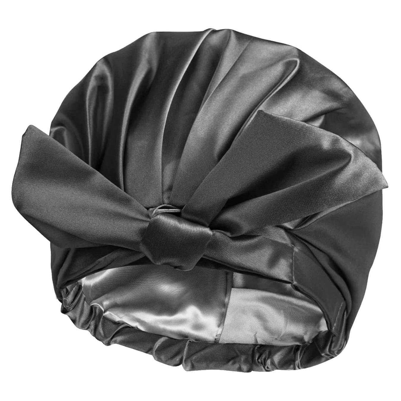 Gorro de Ducha Reutilizable Grande ZKLLGHE Negro Ajustable