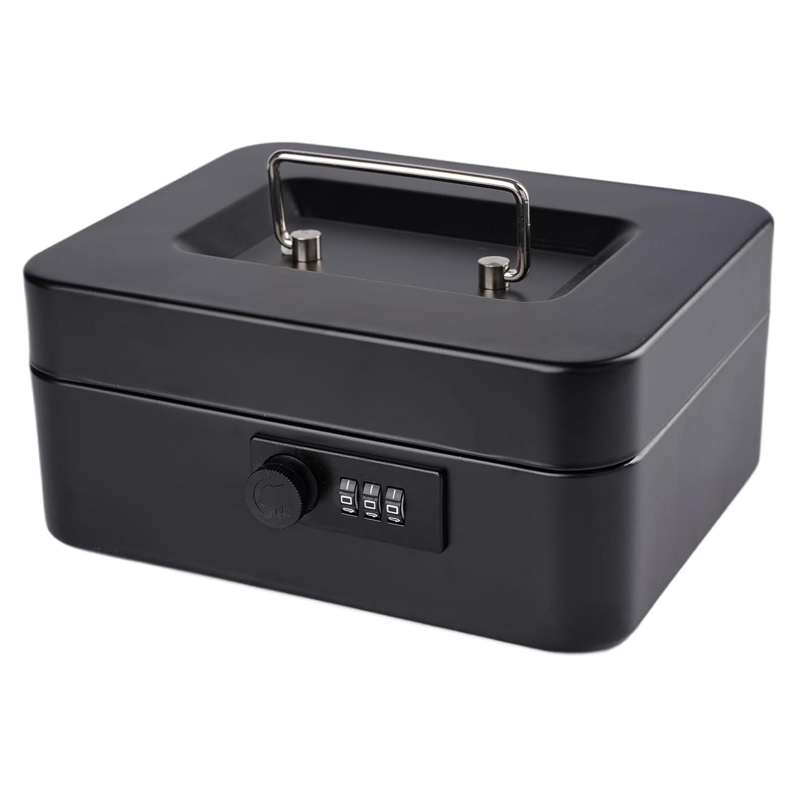 Caja de Dinero Goehiaul Mediana con Cerradura de Combinación 20x16x9cm