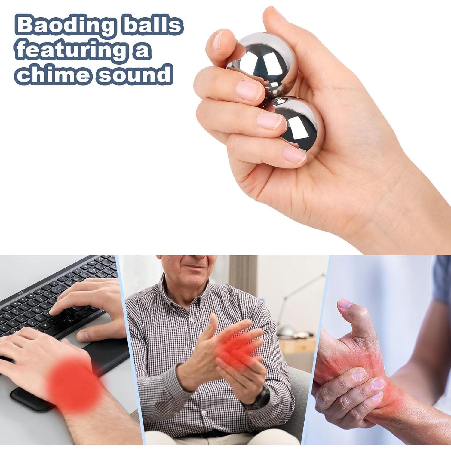 Bolas Baoding de Acero Inoxidable con Campana - 3.81 cm