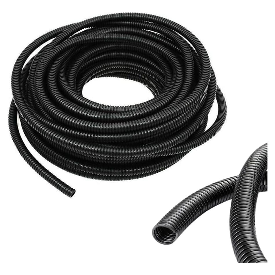 Manguera de Alambre Dividido 1/2" Negro 3.05m HSWC-TERMINAL