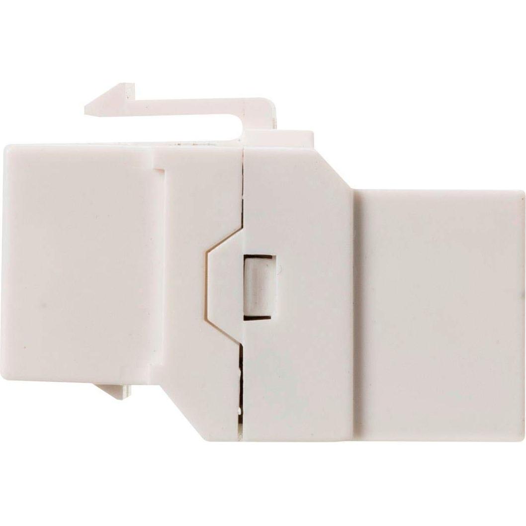 Acoplador Inline RJ45 Cat6A Monoprice Keystone Blanco