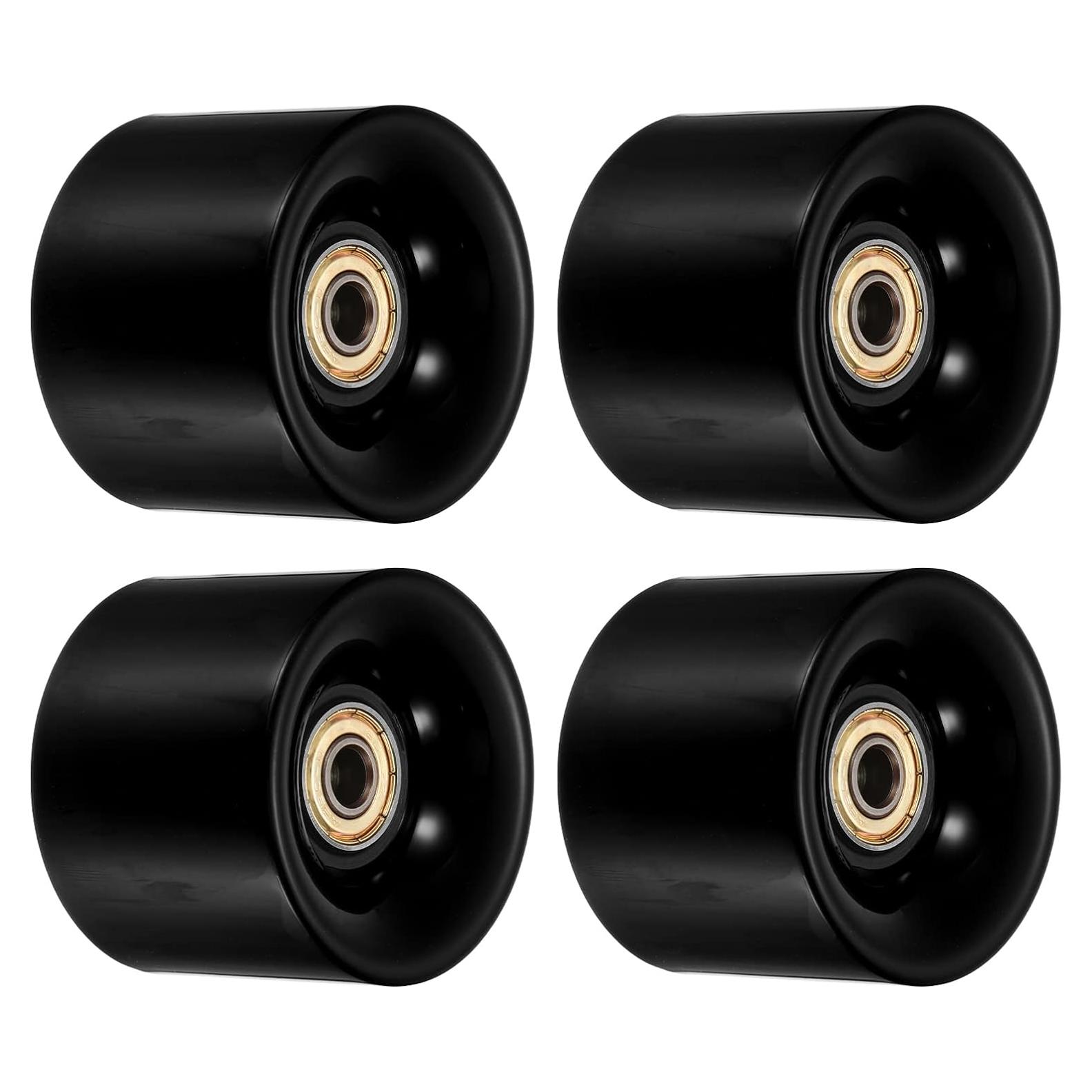 Ruedas de Longboard PATIKIL 45x60mm PU ABEC-11 Negras