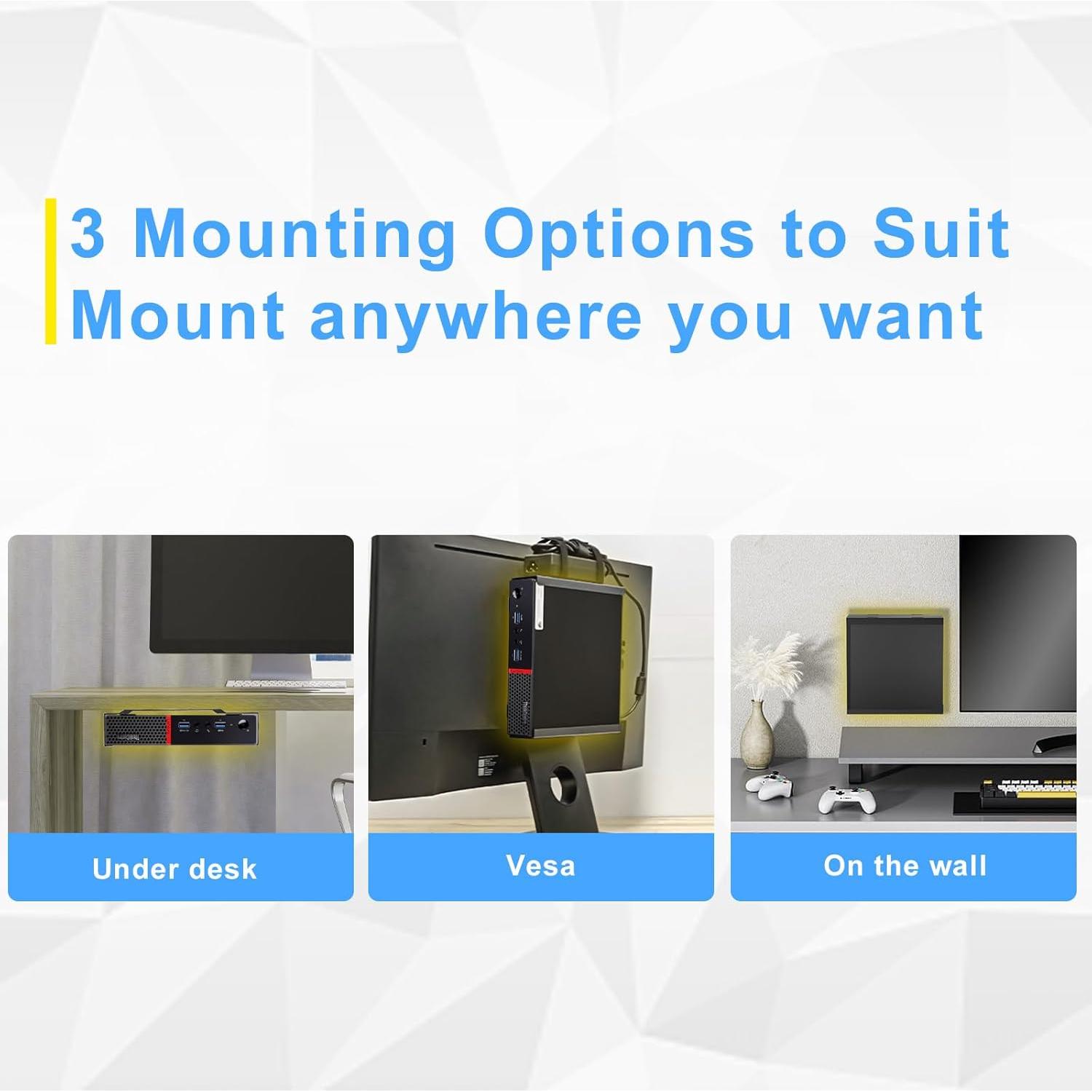 Soporte VESA para Mini PC Lenovo ThinkCentre Tiny