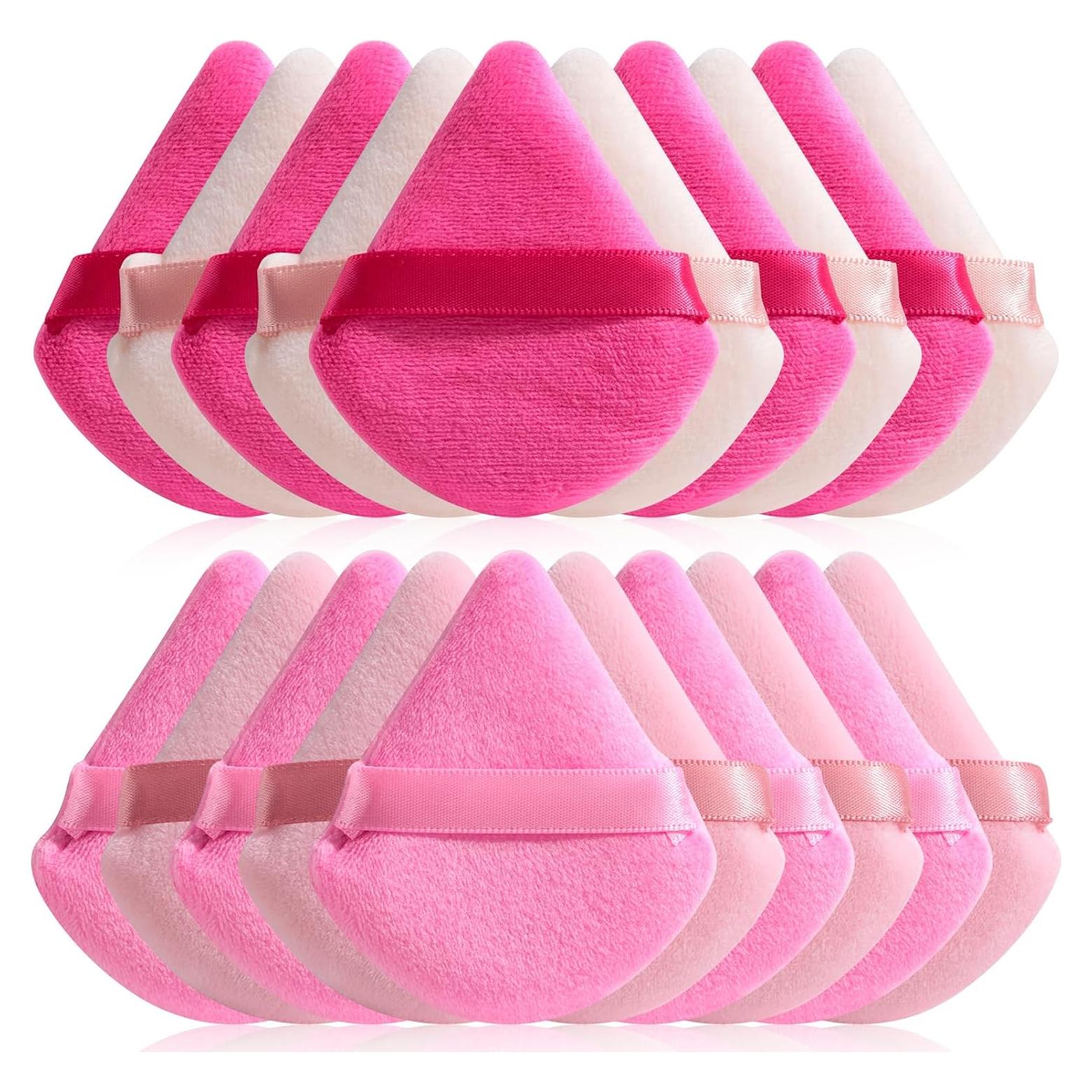 Conjunto de Esponjas de Maquillaje BS-MALL 20 Piezas Rosa