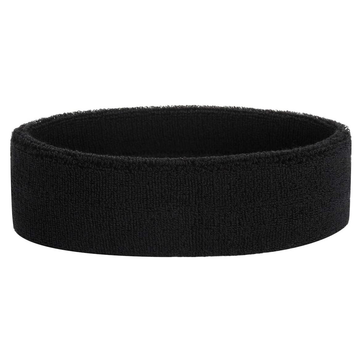 Banda para la cabeza ONUPGO negra - Absorción de sudor, 20 cm