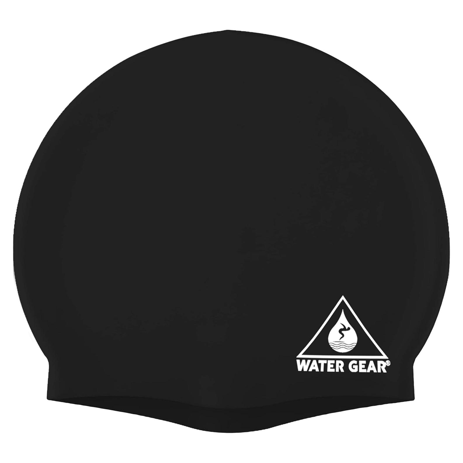 Gorro de Silicona Water Gear - Unisex, Ajuste Cómodo, Negro