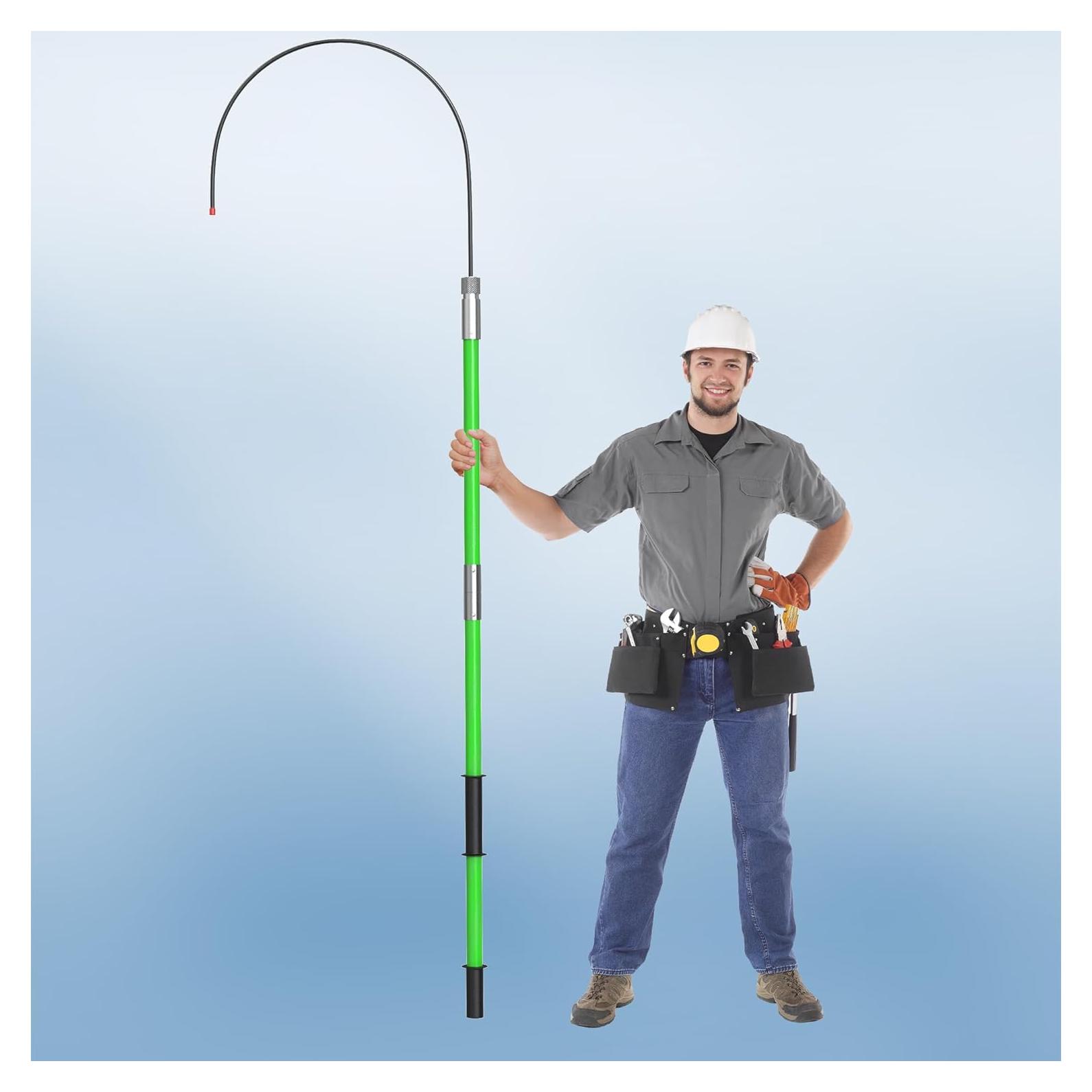 Gancho de Rescate Aislado Mounleve 3.29m 35kV Verde